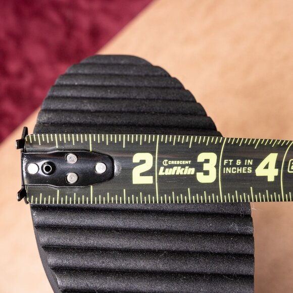 Steve Madden Women Atomic Black Leather Wedge Fashion Ankle Boots Size 8.5 - Picture 6 of 9